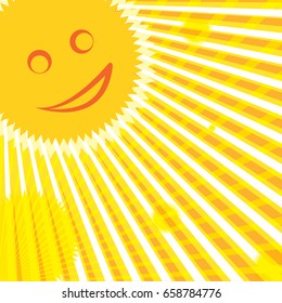 Sunburst abstract rays sun in glowing theme wallpaper