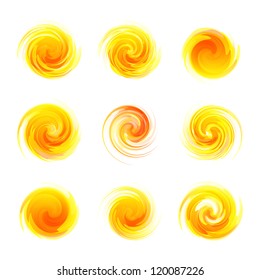 Sunburst abstract vector.