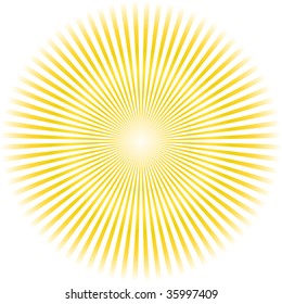 Sunburst abstract vector