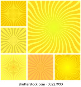 Sunburst abstract vector.