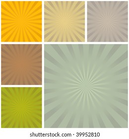 Sunburst abstract vector.