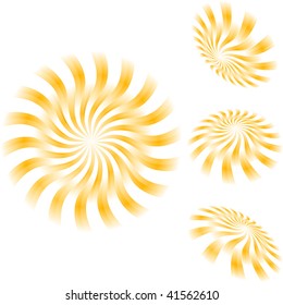 Sunburst abstract vector.
