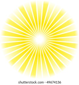 Sunburst abstract vector.