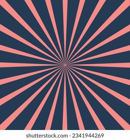 Sunburst backdrop vector design with a pink and blue color