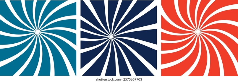 Sunburst background art, Vintage sunburst vector, Colorful sunburst vector art  illustration