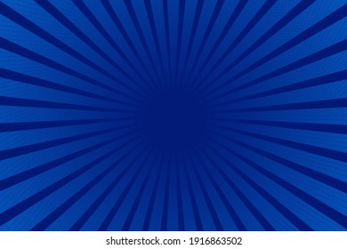 Sunburst background blue colors. Abstract sunlight background. Blue burst.