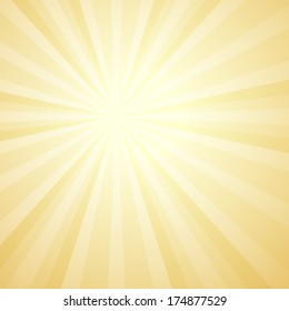 Sunburst Background. Card Template. Vector Illustration
