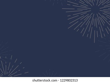 Sunburst background design in blue vector