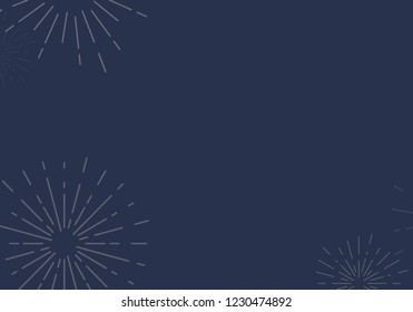 Diseño de fondo de arrebato de sol en vector azul