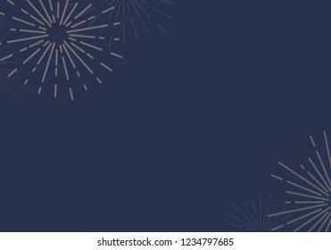 Sunburst background design in blue vector