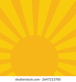 Sunburst background design in comic color