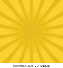 Sunburst background design in comic color
