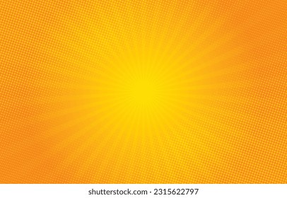 sunburst background effect gradient yellow color. vector design best for website promotion banner 