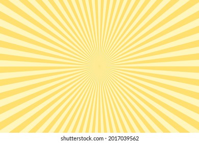 Sunburst background effect with yellow orange pastel colors high resolution vector illustration