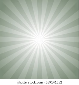 Sunburst background, Gray color.