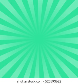 Sunburst background green