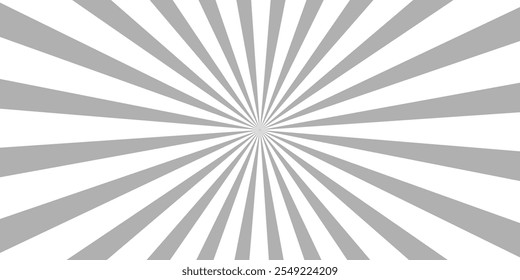 Ilustração de design de vetor cinza de fundo de explosão solar