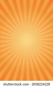 Resumen solar de fondo de sol naranja