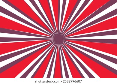 Fundo de explosão solar. explosão solar vermelha e branca.