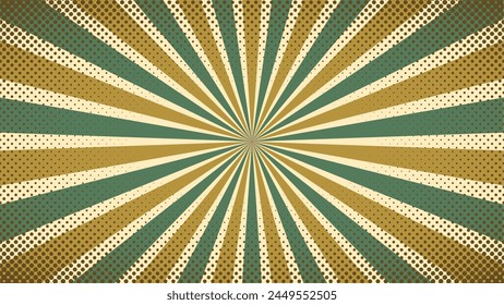 Sunburst Hintergrund Set Klassischer Hintergrund Vektorillustration Kunstwerk