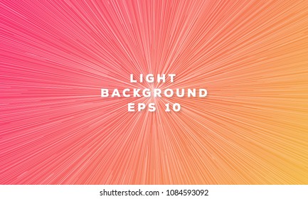 Fondo de la explosión del sol. Velocidad del estilo de línea de color de degradado geométrico de moda para página web, gráfico de movimiento, ilustración cosmos, flujo. Fondo de la explosión del sol. Patrón de movimiento de color circular. Vector 10 pasos