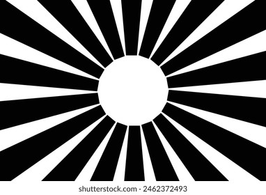 Sunburst background vector black and white stripes. Vector illustration. Eps file 226.