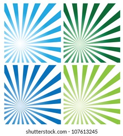 sunburst background, vector format. Easy to edit with different sizes.