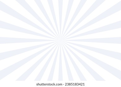Sunburst background. Vector sunburst grey white radial beams pattern. Radial rays abstract vector texture.