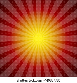sunburst background vector illustration