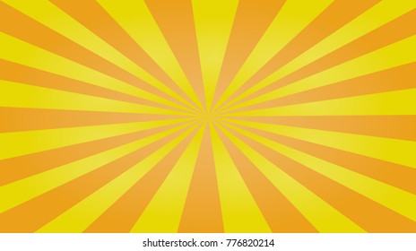 Sunburst, background. Vector illustration