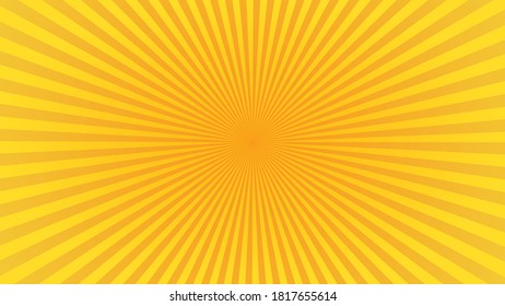 Sunburst Background. Vector illustration with rays.