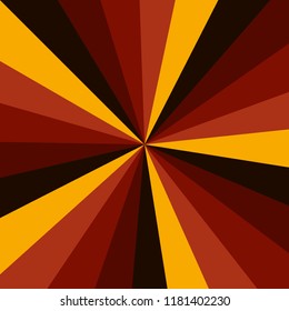 Sunburst background vector pattern with a vintage color palette of swirled radial striped design. Christmas retro vintage colors.