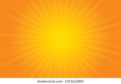 sunburst background yellow gradient color.