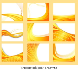 Sunburst backgrounds collection. Vector illustration