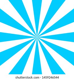 sunburst blue rays vector illustration