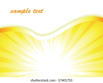 Sunburst business vector background