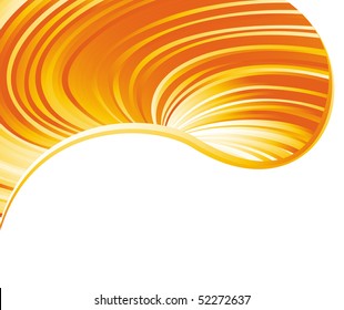 Sunburst card - abstract ray template. Vector illustration