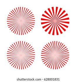 Sunburst Circle Vector