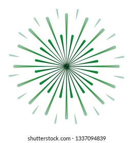 sunburst circular isolated icon