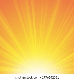 Sunburst Comic Background Orange Theme Vector Stock Vector (Royalty ...