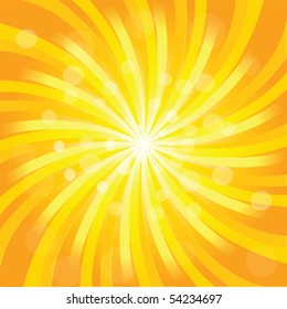 Sunburst effect
