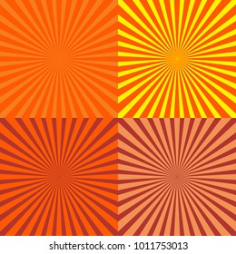 sunburst effect illustrstor. vector.