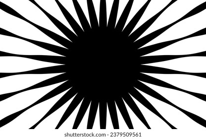 Sunburst element. Radial stripes background. Sunburst icon collection.