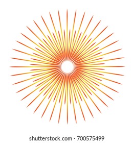 sunburst emblem isolated icon vector illustration design