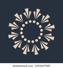 Sunburst firework explosion, bursting or light rays, linear drawing. Vector trendy hand drawn retro isolated design element