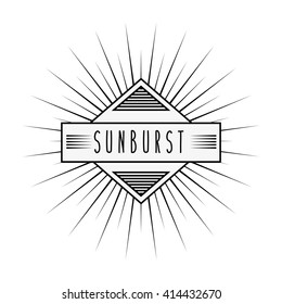 sunburst frame design 