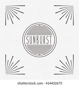 sunburst frame design 