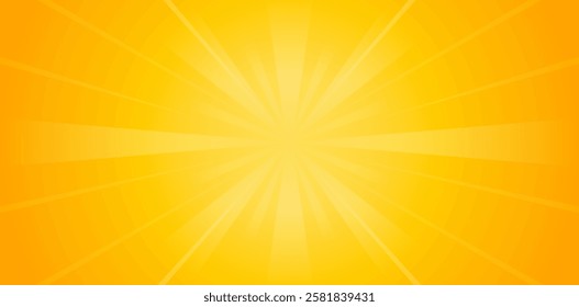 Sunburst gradient orange yellow background material for ecommerce sign retail shopping, advertisement business agency, ads campaign marketing, backdrop space, landing pages, header web, motion animate
