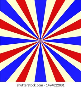 Sunburst. Graphic template. Vector background