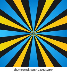 Sunburst. Graphic template. Vector background.